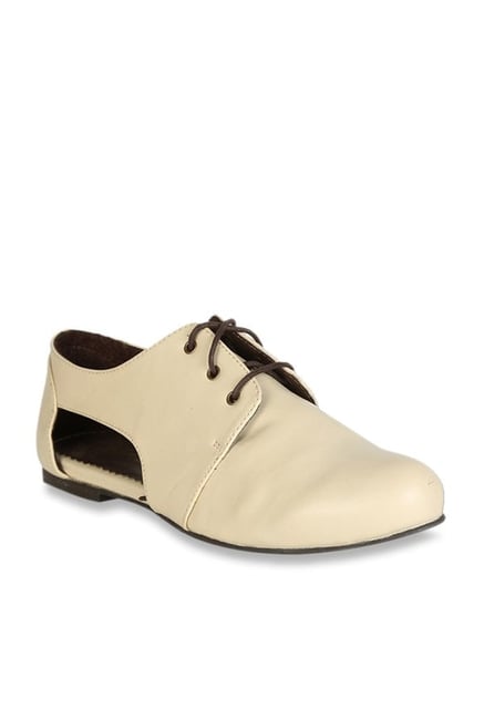 cream casual shoes