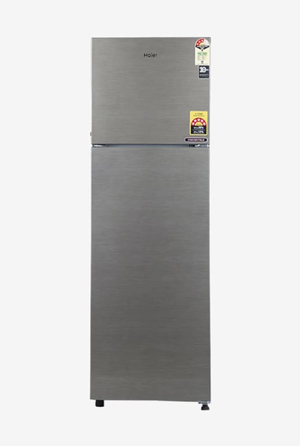 Buy Haier 278l Inverter 3 Star 2019 Frost Free Double Door Convertible Refrigerator Grey Hrf 2983bs E Online At Best Prices Tata Cliq