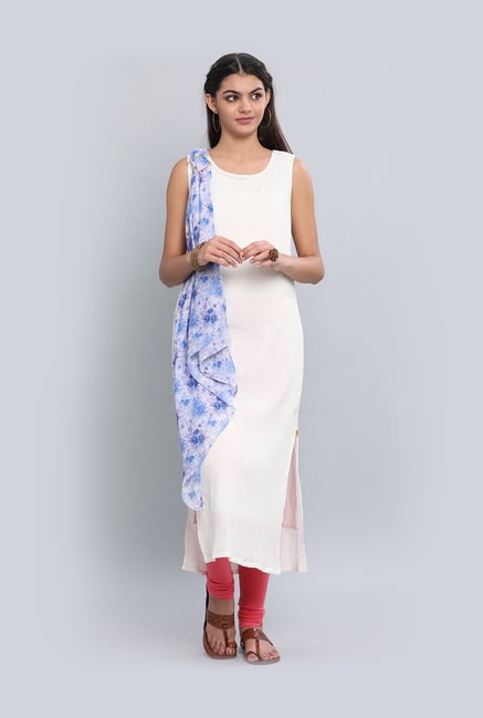 Aurelia Blue Floral Print Scarf-picture-22