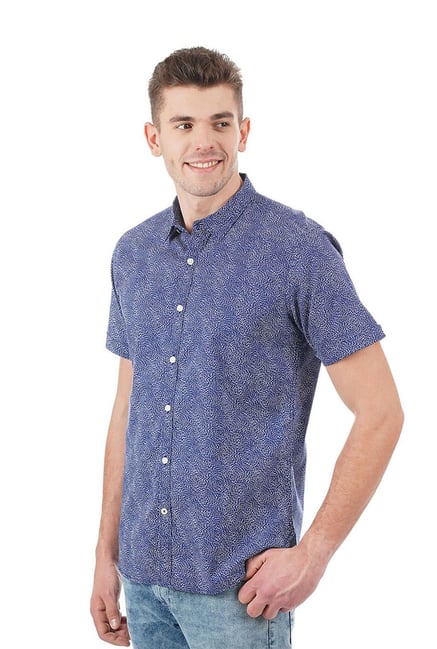 Buy Pepe Jeans Blue Half Sleeves Shirt 