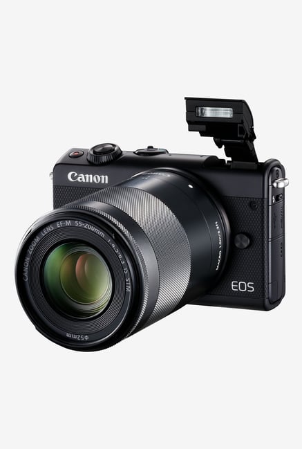 Buy Canon EOS M100 (EF-M55-200/M15-45mm Lens) DSLR Camera ...