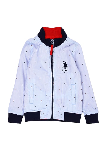 Buy U.S. Polo Assn. Kids Red Printed Reversible Jacket Online at Best ...