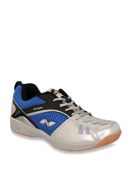 Nivia Appeal Blue Silver Badminton Shoes