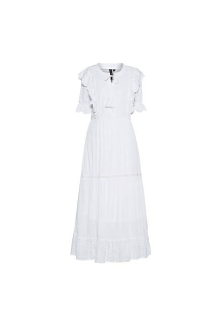 Buy LOV by Westside White Tiered Dress Online at Best Prices | Tata CLiQ