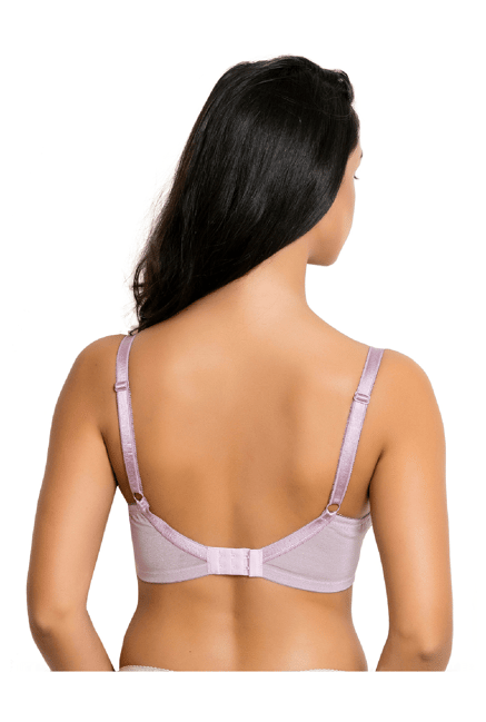 Buy Zivame Purple & White Printed Non Wired Non Padded Minimizer Bra  ZI0100H0QIASRTD - Bra for Women 2347985