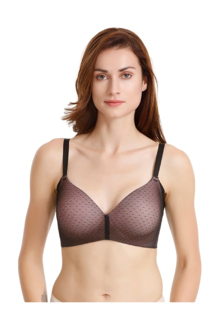 Buy Zivame Beige Non Wired Padded Push-Up Bra for Women Online