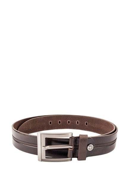 Kara Brown Textured Leather Waist Belt-picture-18