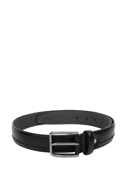 Kara Black Textured Waist Belt-picture-19