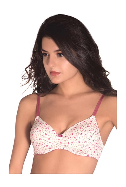Buy Amante Multicolor Non Wired Padded T-Shirt Bra for Women