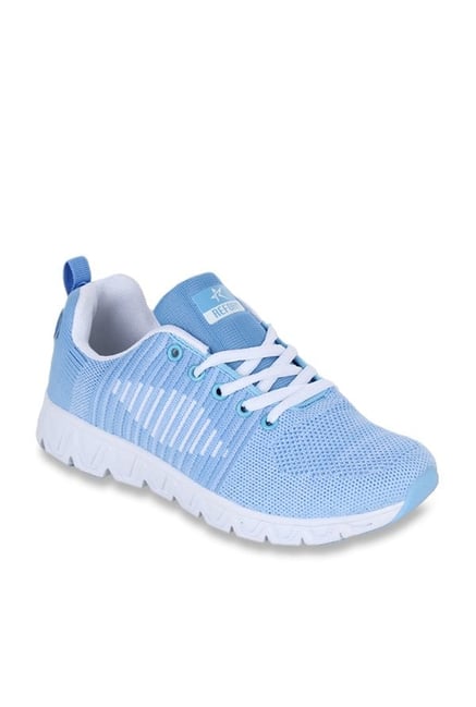 sky blue running shoes