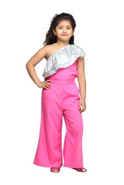 kids pink jumpsuit