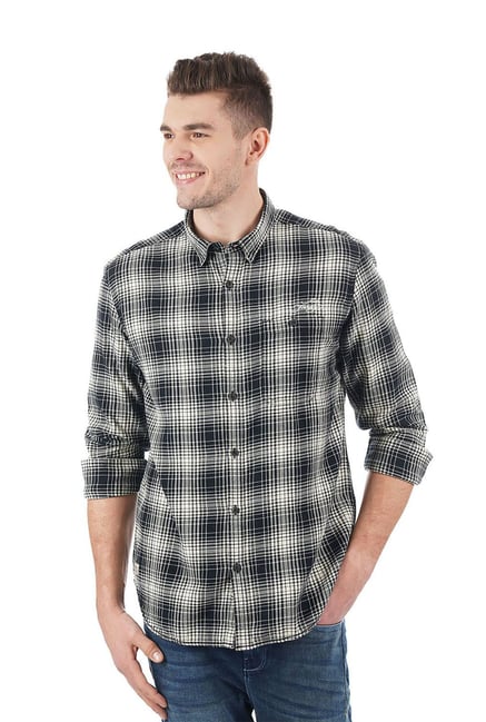 Reboot Jeans Collar Neck Men Cotton Check Shirt at Rs 350 in Chennai | ID:  21983541430