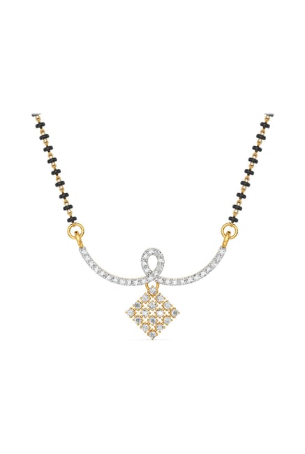 Joyalukkas 18 kt Gold & Diamond Mangalsutra