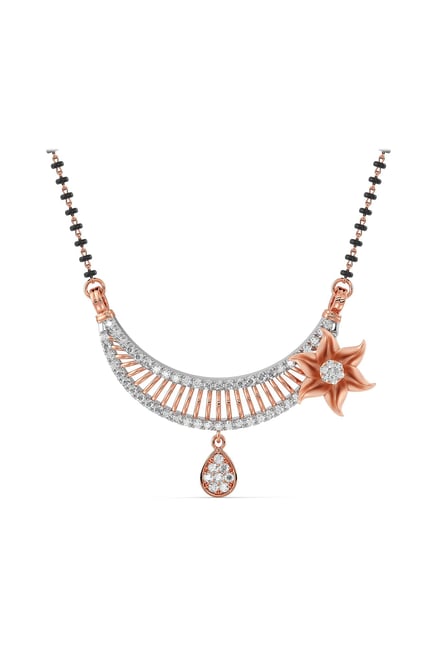 Joyalukkas 18 kt Gold & Diamond Mangalsutra
