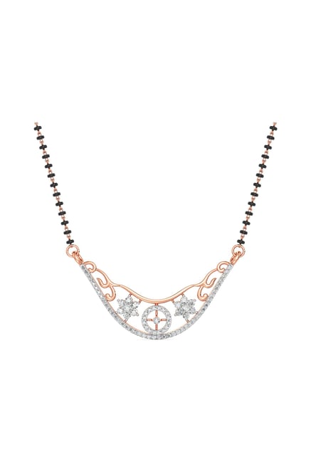 Joyalukkas 18 kt Gold & Diamond Mangalsutra