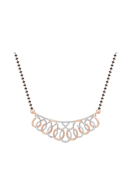 Joyalukkas 18 kt Gold & Diamond Mangalsutra