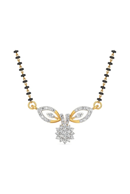 Joyalukkas 18 kt Gold & Diamond Mangalsutra