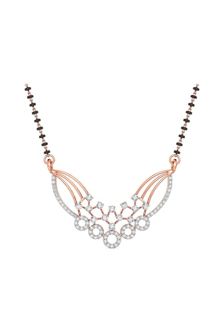 Joyalukkas 18 kt Gold & Diamond Mangalsutra