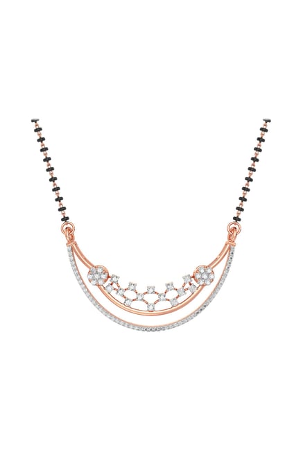 Joyalukkas 18 kt Gold & Diamond Mangalsutra