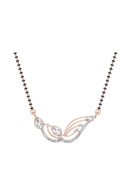 Joyalukkas 18 kt Gold & Diamond Mangalsutra
