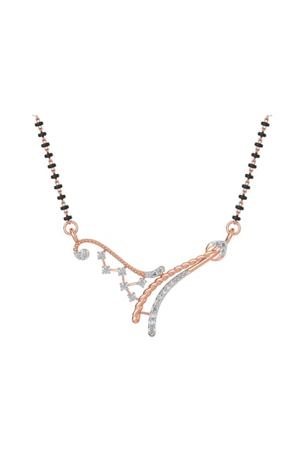 Buy Joyalukkas 18 kt Gold Diamond Mangalsutra Online At Best
