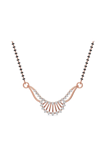 Joyalukkas 18 kt Gold & Diamond Mangalsutra