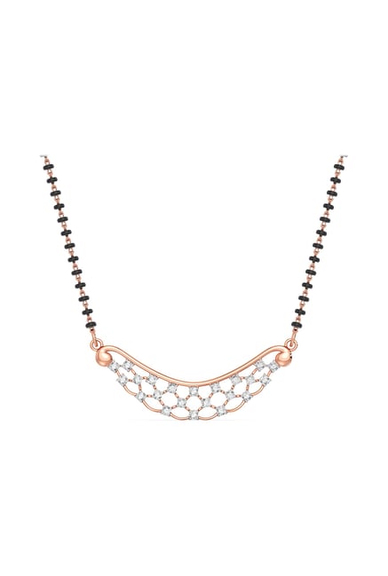 Joyalukkas 18 kt Gold & Diamond Mangalsutra