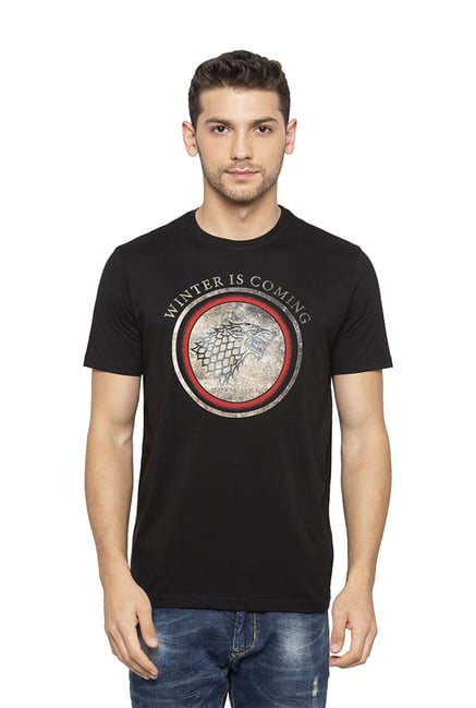 SLIM FIT ROUND NECK T-SHIRT GATES OF GLORY