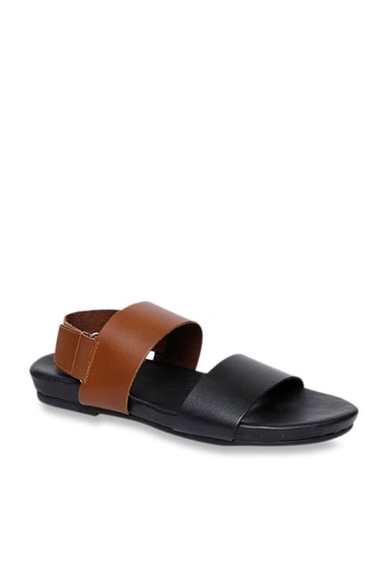 black and tan sandals