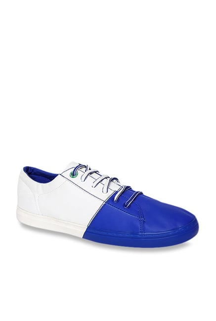 Benetton Blue \u0026 White Casual Sneakers 