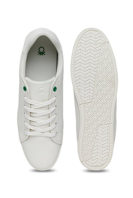white benetton shoes