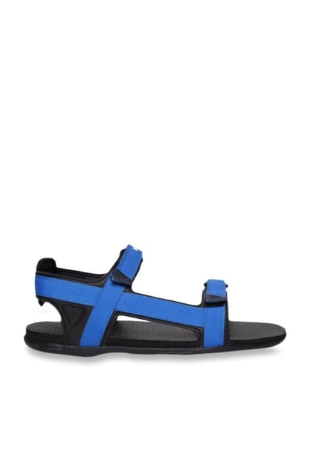 puma blue floater sandals