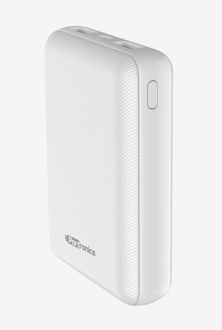 Portronics Mino 10 10000mAh Power Bank, POR 025 White