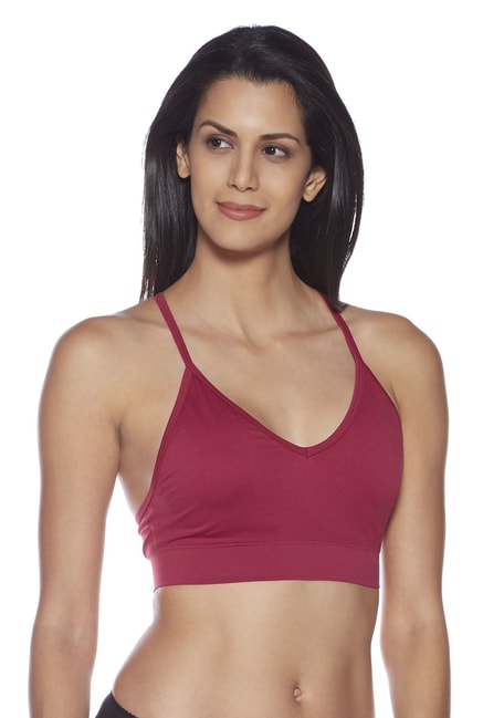 Buy Wunderlove by Westside Red Padded Sports Bra For Women Online At Tata  CLiQ