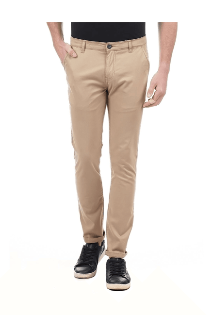 Pepe Jeans Brown Slim Fit Chinos