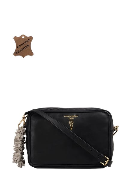 hidesign black sling bag