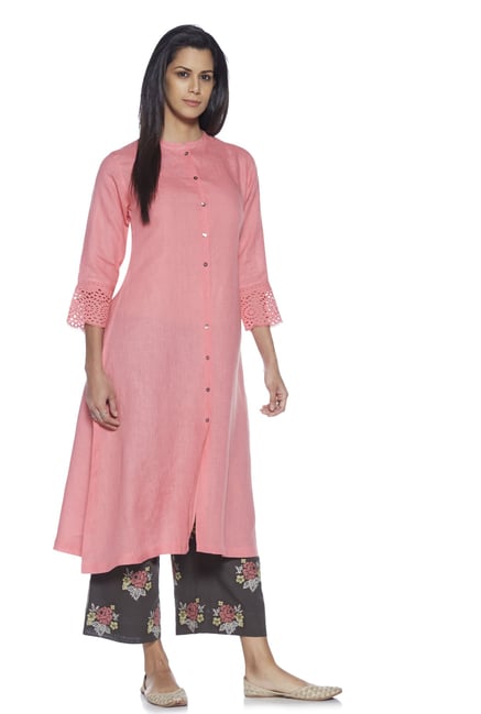 zuba by westside pink kurta