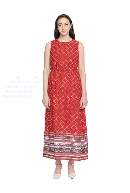 akkriti by pantaloons printed maxi dress