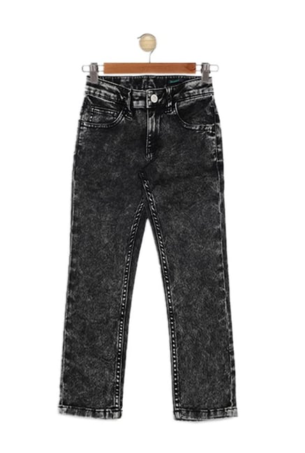 United Colors Of Benetton Kids Grey Solid Jeans From United Colors Of Benetton At Best Prices On Tata Cliq