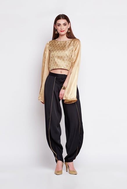 crop top with dhoti pants online