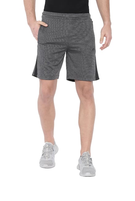 Proline Grey Heathered Casual Shorts