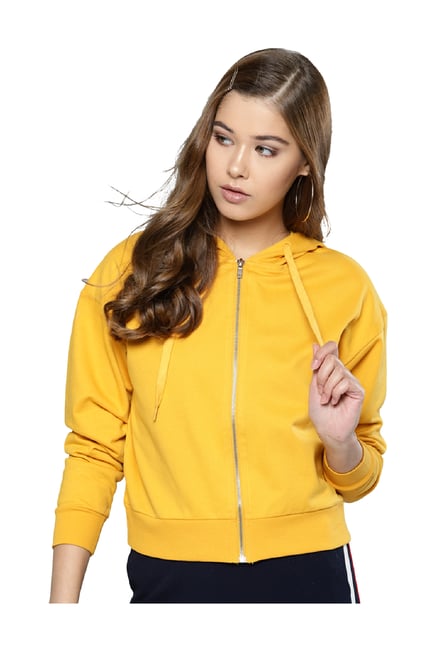 Harpa Mustard Regular Fit Jacket