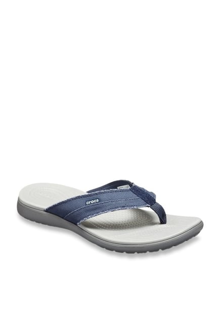 Crocs Santa Cruz Navy Flip Flops from Crocs at best prices on Tata CLiQ