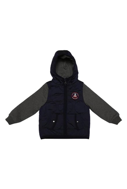 Allen Solly Junior Navy Solid Jacket