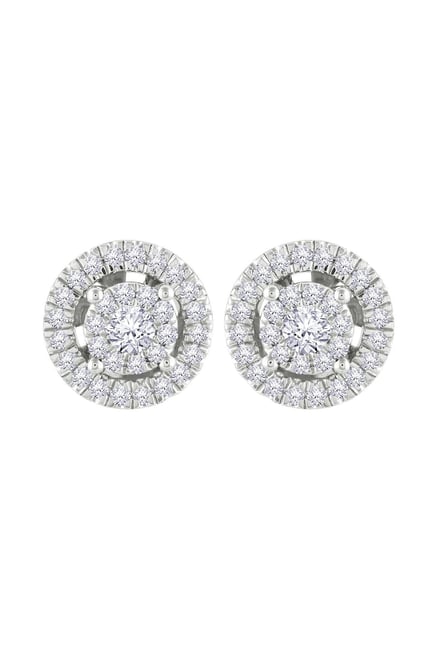 Buy Mine Diamond Earring E152100 for Women Online | Malabar Gold & Diamonds