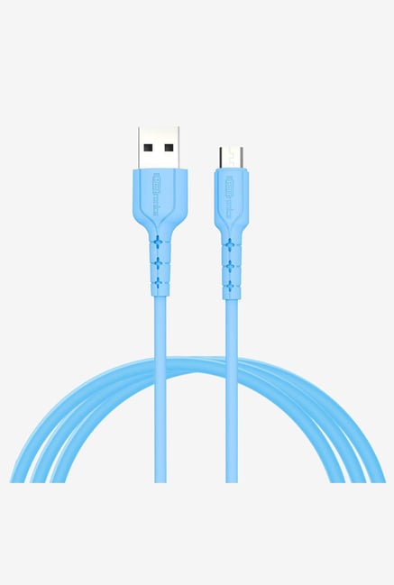 Portronics Konnect Star POR 227 1.2M Micro USB Cable Blue