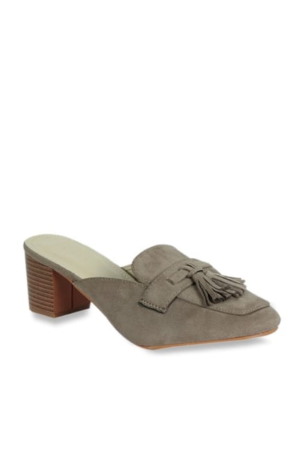 Notion London Grey Mule Shoes