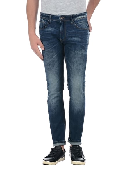 Pepe Jeans Blue Slim Fit Low Rise Jeans