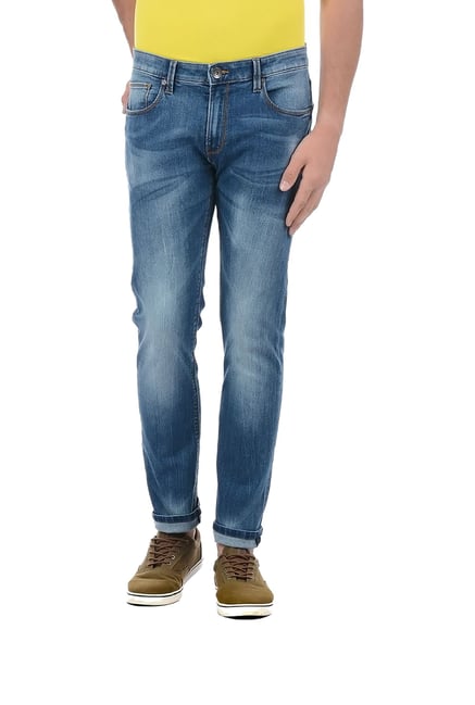 Pepe Jeans Blue Slim Fit Low Rise Jeans