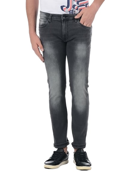 Pepe Jeans Black Slim Fit Low Rise Jeans